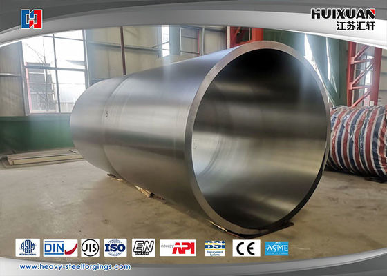 34CrNiMo6 Barrel Type Heat Treatment Forging Alloy Steel Forging Rough Machining